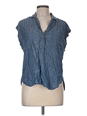 Ann Taylor LOFT Outlet Sleeveless Button-Down Shirt (view 1)