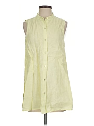 Eileen Fisher Sleeveless Button-Down Shirt (view 1)