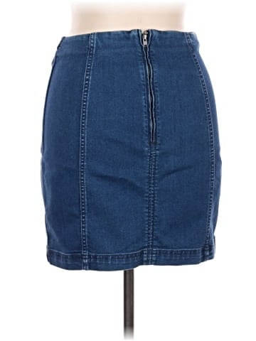 Free People Denim Skirt (view 2)