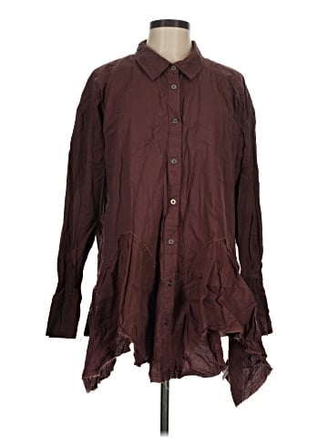 We the Free Long Sleeve Button-Down Shirt (view 1)
