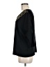 Ruby Rd. Black 3/4 Sleeve Top Size M - photo 5