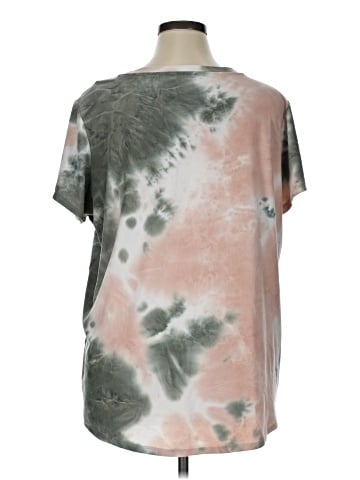 Pink Rose Short Sleeve T-Shirt (view 2)