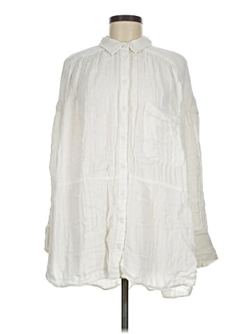 Free People Long Sleeve Button-Down Shirt (view 1)