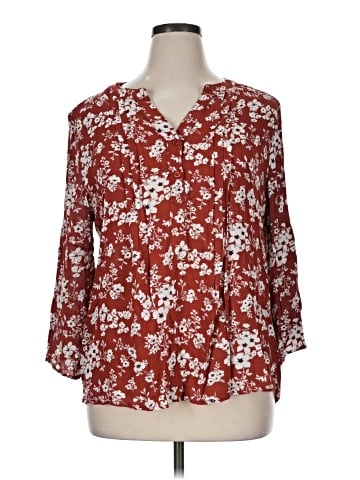 Fun2Fun 3/4 Sleeve Blouse (view 1)
