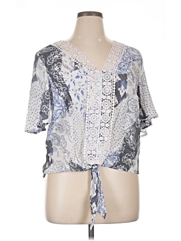 Olivia & Martin Short Sleeve Blouse (view 1)