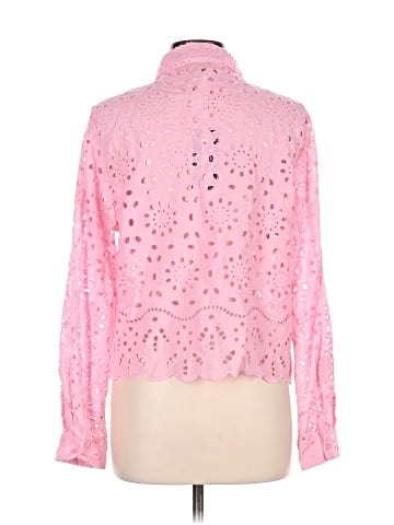 Ultra Pink Long Sleeve Blouse (view 2)