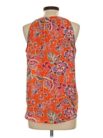 Rose + Olive Sleeveless Blouse (view 2)