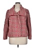 Talbots Houndstooth Red Blazer Size 16 Petite - photo 1