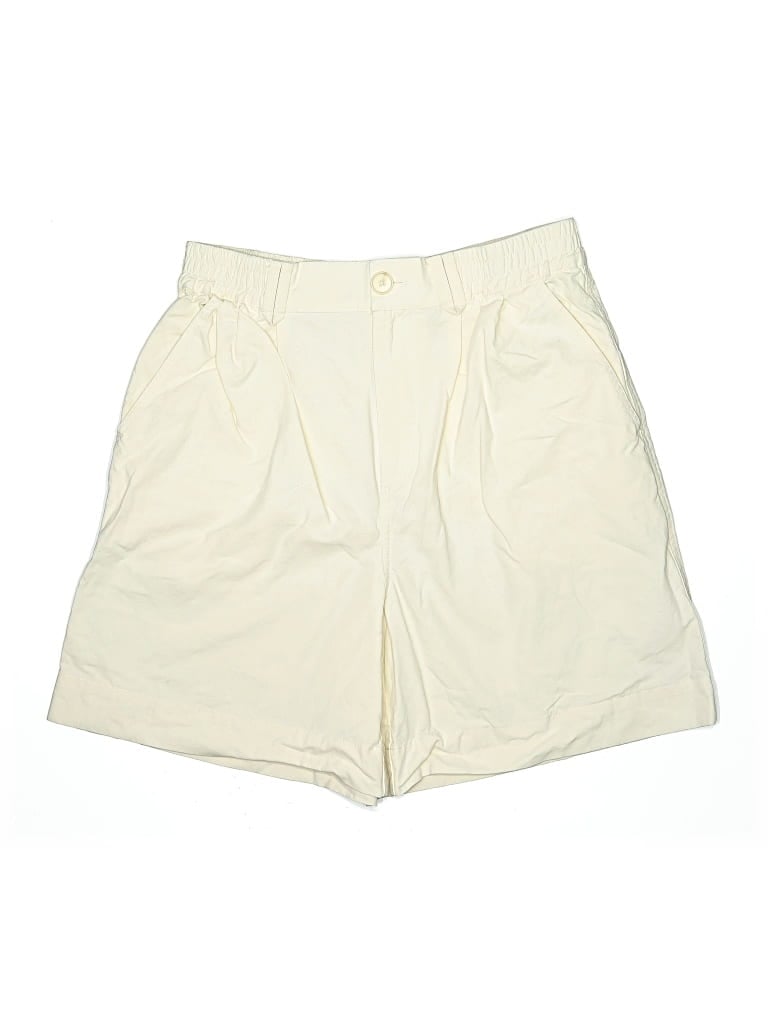 Pre-owned Roolee Khaki Shorts In Ivory