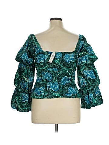 Porridge 3/4 Sleeve Blouse (view 2)