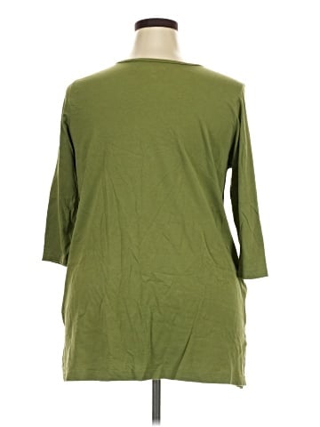 Woman Within 3/4 Sleeve T-Shirt (view 2)