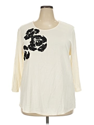 Chico's 3/4 Sleeve Top (view 1)