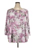Ruby Rd. 100% Polyester Pink 3/4 Sleeve Blouse Size 3X - photo 1