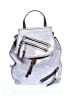 Marc Jacobs 100% Leather Metallic Silver Backpack One size - photo 1