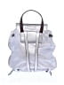 Marc Jacobs 100% Leather Metallic Silver Backpack One size - photo 2