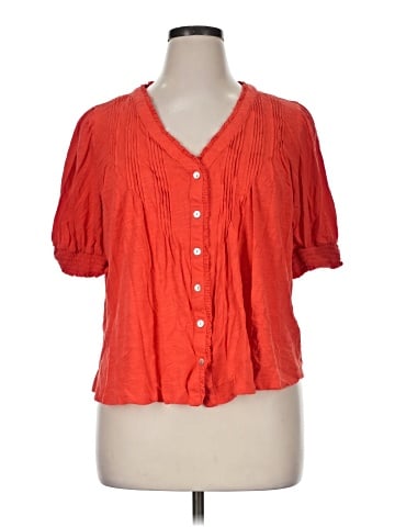 Lands' End Short Sleeve Blouse (view 1)