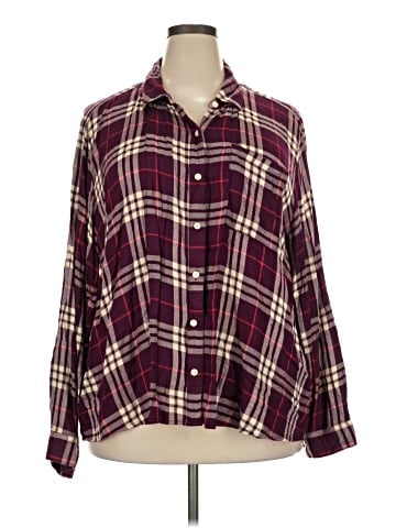 Style&Co Long Sleeve Button-Down Shirt (view 1)