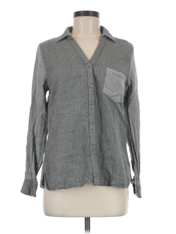 Skies Are Blue Long Sleeve Button-Down Shirt (view 1)