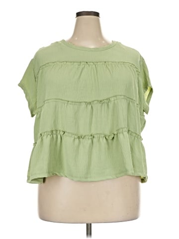 Love Short Sleeve Blouse (view 1)