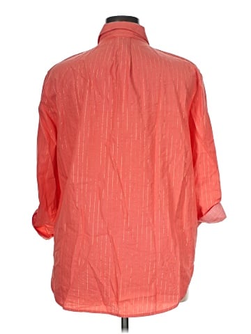 MICHAEL Michael Kors 3/4 Sleeve Button-Down Shirt (view 2)