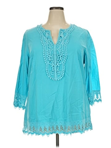 Coldwater Creek 3/4 Sleeve Blouse (view 1)