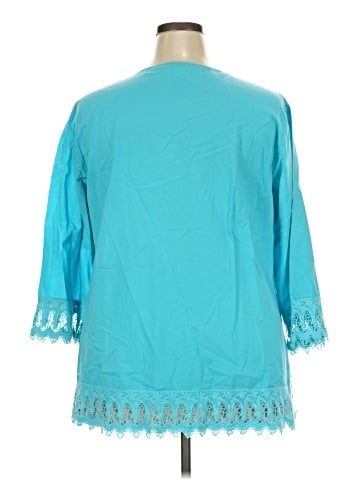 Coldwater Creek 3/4 Sleeve Blouse (view 2)