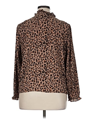 J.Crew Factory Store Long Sleeve Blouse (view 2)