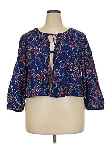 Banana Republic Factory Store 3/4 Sleeve Blouse (view 1)