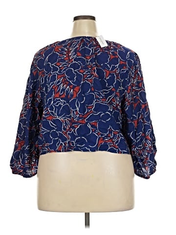 Banana Republic Factory Store 3/4 Sleeve Blouse (view 2)