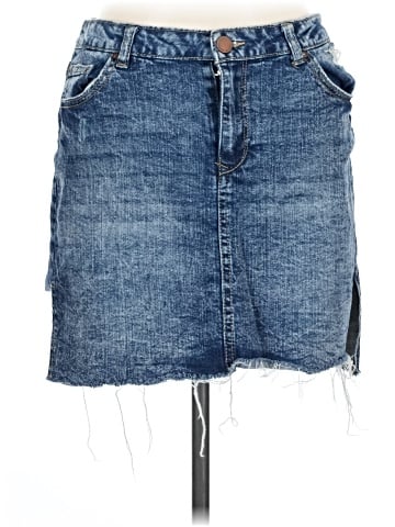 Almost Famous Denim Skirt (view 1)