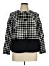 Talbots Houndstooth Black Jacket Size 16 Petite - photo 1