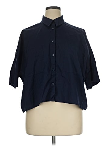 Chico's 3/4 Sleeve Button-Down Shirt (view 1)