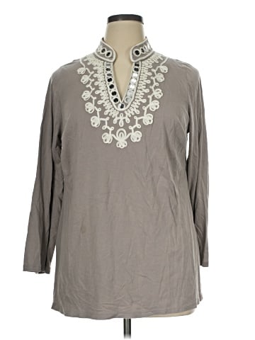 INC International Concepts 3/4 Sleeve Blouse (view 1)