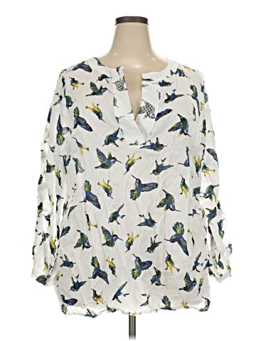 Lane Bryant 3/4 Sleeve Blouse (view 1)