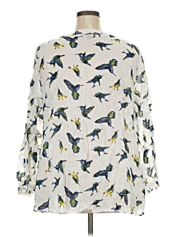 Lane Bryant 3/4 Sleeve Blouse (view 2)