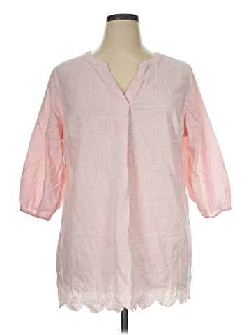 Croft & Barrow 3/4 Sleeve Blouse (view 1)