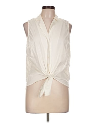 MICHAEL Michael Kors Sleeveless Button-Down Shirt (view 1)
