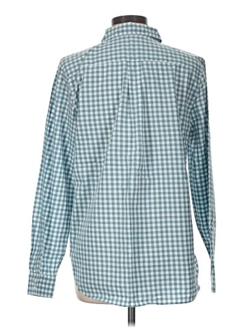 Garnet Hill Long Sleeve Button-Down Shirt (view 2)