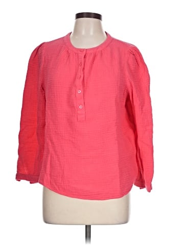 DKNY Jeans Long Sleeve Blouse (view 1)