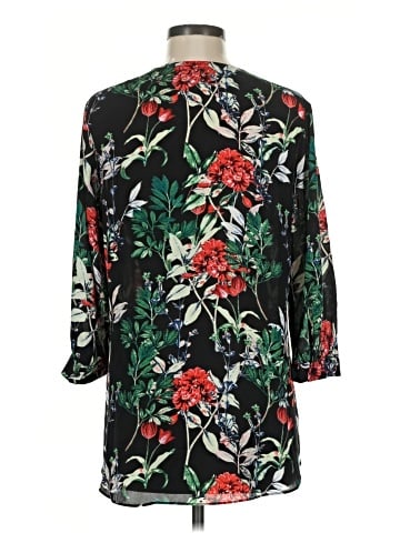 Rose + Olive 3/4 Sleeve Blouse (view 2)