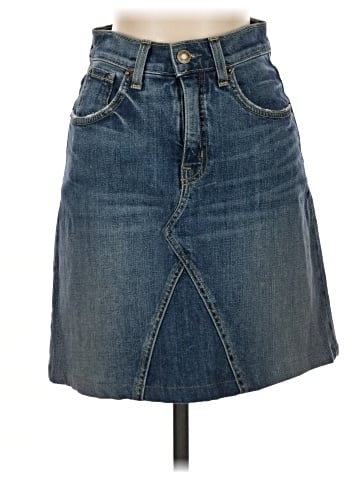 Nili Lotan Denim Skirt (view 1)