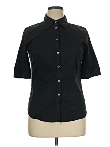 Express 3/4 Sleeve Button-Down Shirt (view 1)