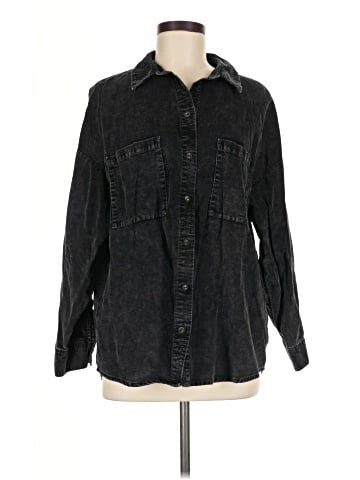 Divided by H&M Long Sleeve Button-Down Shirt (view 1)