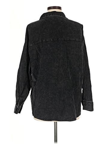 Divided by H&M Long Sleeve Button-Down Shirt (view 2)