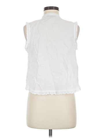 Zara Sleeveless Button-Down Shirt (view 2)