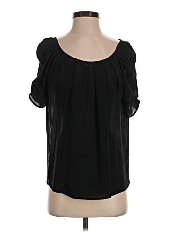 Joie Short Sleeve Silk Top (view 1)