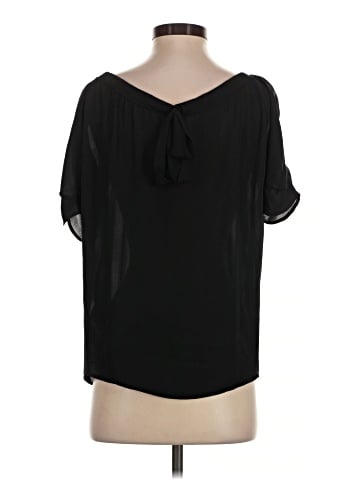 Joie Short Sleeve Silk Top (view 2)