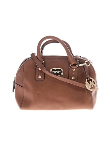 MICHAEL Michael Kors Leather Satchel (view 1)