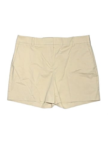 Ann Taylor Khaki Shorts (view 1)
