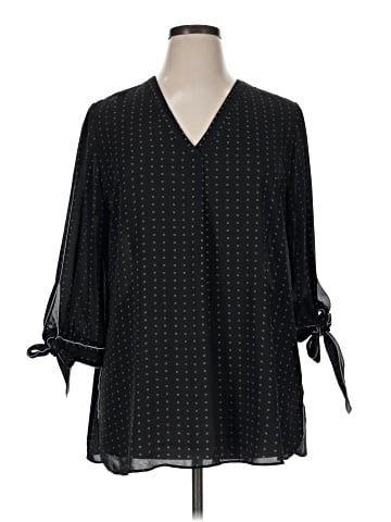 Worthington 3/4 Sleeve Blouse (view 1)